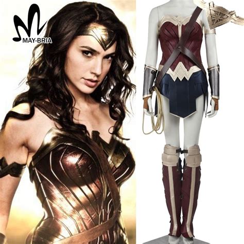 2017 Diana Prince Wonder Woman Cosplay Costume Adult Batman V Superman