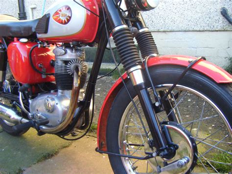 1962 Bsa B40 Classic Bike Blackred 350cc Tax Exempt