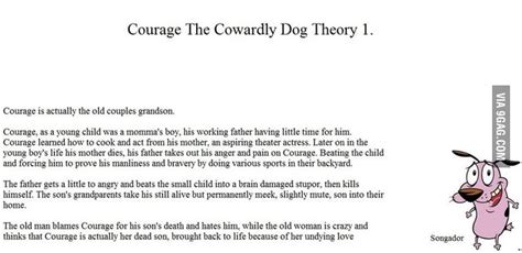 The Real Story Behind Courage The Cowardly Dog 9gag