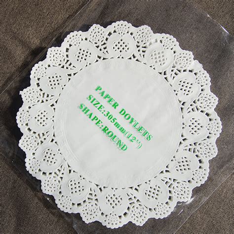 Eco Friendly Disposable Colored Paper Doilies Gold In Bulk
