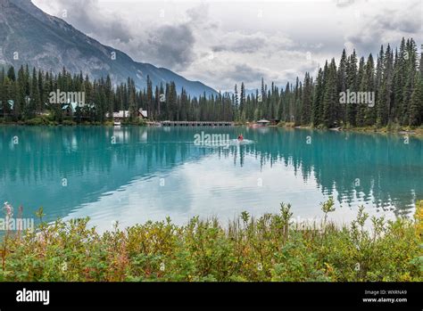 Emerald Lake In Yoho National Park Canada Stock Photo Alamy