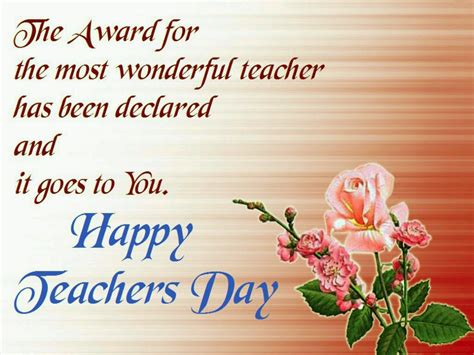 Teachers Day Greeting Cards Messages