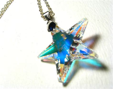 A single lantern can add a tastefu Northern Lights Star Necklace - Aurora Borealis Star Swarovski Crystal Pendant Necklace | Star ...