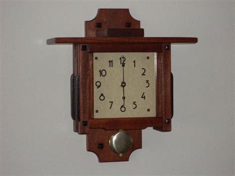 Greene And Greene Wall Clock By Meandean