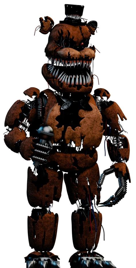 Nightmare Withered Freddy Extras Render Fivenightsatfreddys