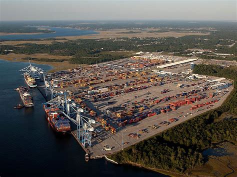 Port Of Charleston Evacuated After Container Threat Workboat