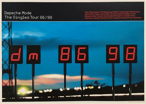 Depeche Mode The Singles Tour 1998