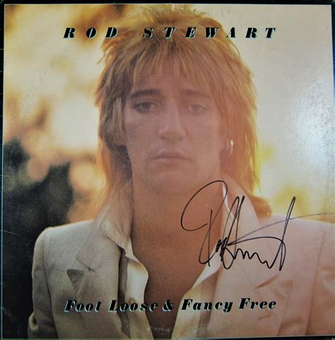 Rod Stewart Autographed Album Memorabilia Center