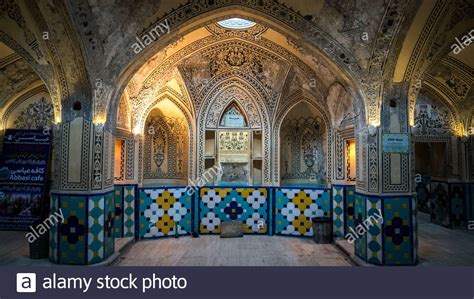 Kashan Iran May 2019 Interior Tiles And Decoration Of Sultan Amir