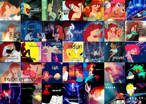 Disney The Little Mermaid Fanpop Icons Collage