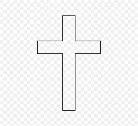 Christian Cross Symbol Outline Drawing Clip Art Png 531x750px