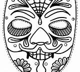 Mask Coloring Goalie Getcolorings Printable Butterfly sketch template