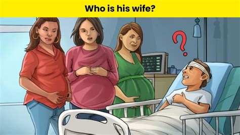 Train Your Brain By Finding The Mans Wife At The Hospital In 5 Seconds