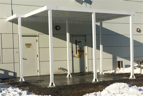 Apex Doorway Canopy Shelter Upside Innovations Installation