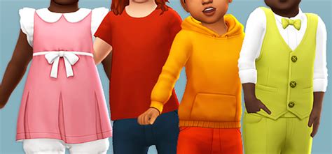 Sims 4 Maxis Match Toddler Clothes Cc All Free Fandomspot