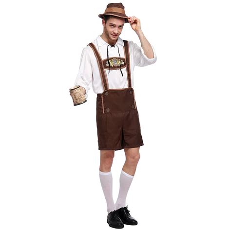 german oktoberfest clothing halloween beer costume men bavarian beer guy carnival party cosplay