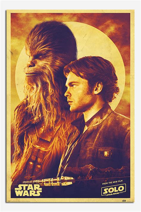 Solo A Star Wars Story Han And Chewie Poster
