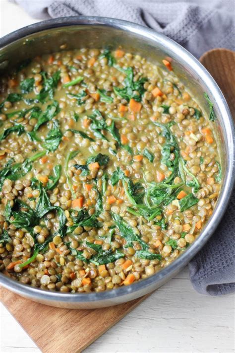 Green Lentil And Spinach Curry Stephanie Kay Nutrition