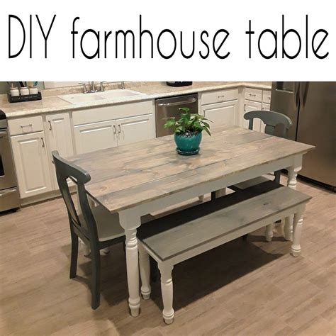 Farmhouse Kitchen Table Remodel Crazy Diy Mom
