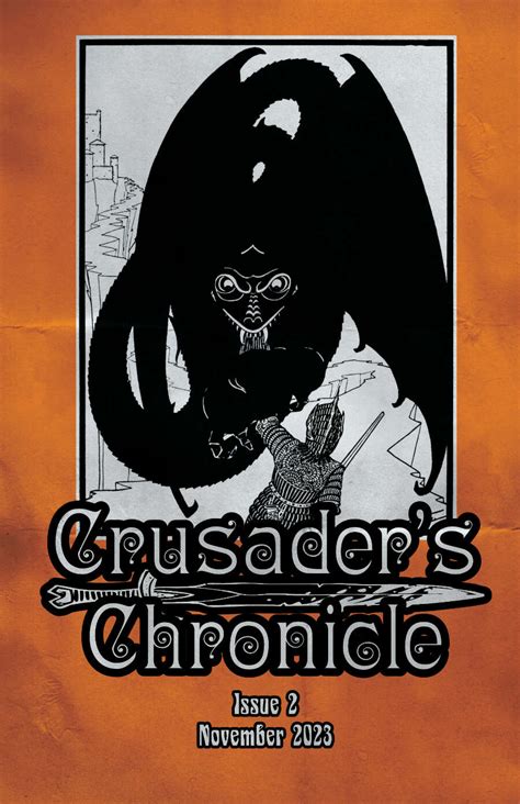 Crusaders Chronicle Issue 2 November The Basic Expert