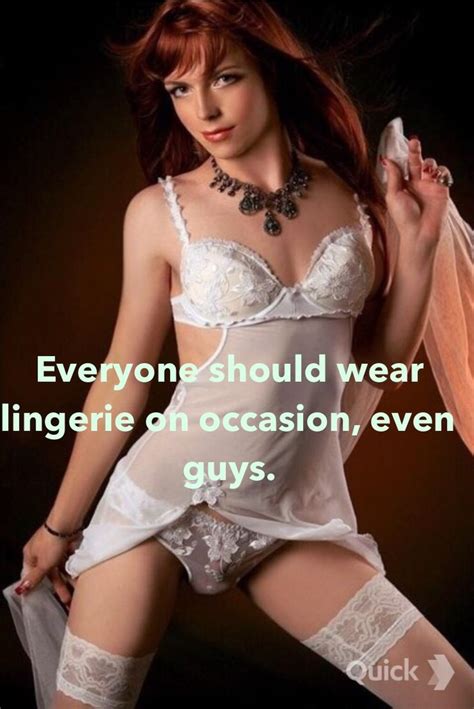 Sissy Makerbecomingsissydo You Wear Lingerie