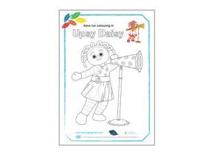 I like daisy coloring pages that are cute and sometimes i like those that are realistic. Upsy Daisy Colouring in Picture | Fun colors, Colorful ...