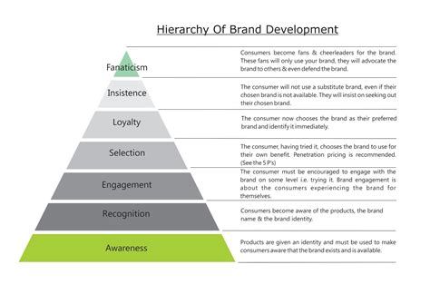 Marketing And Branding Hierarchy Of Brand Development