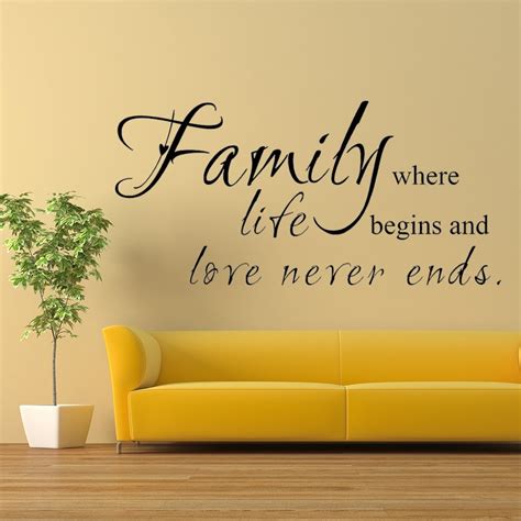 We did not find results for: Family Where Life Begins Love Never Ends Family Wall Decal ...