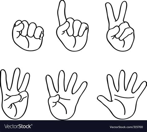 These are the best middle finger text art out there. Counting fingers Royalty Free Vector Image - VectorStock , #Ad, #Royalty, #fingers, #Counting, # ...