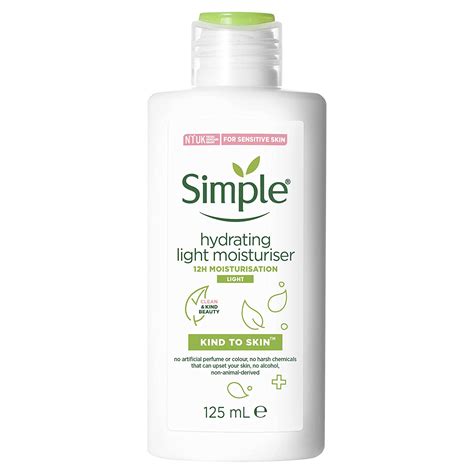 Simple Kind To Skin Hydrating Light Moisturiser 125ml Focallure