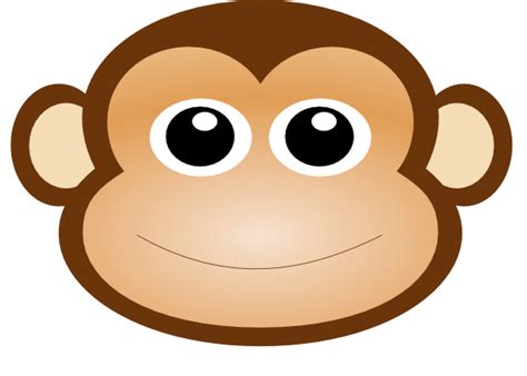 Monkey Face Clip Art At Vector Clip Art Online Royalty