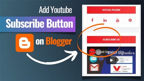 How To Add YouTube Subscribe Button On Blogger Projecttips