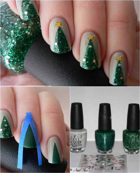 Christmas nail art ideas trends if in case you re a woman reading this collection and you know how to do your own nai christmas nails holiday nails xmas nails. 46 Creative Holiday Nail Art Patterns - DIY Projects for Teens