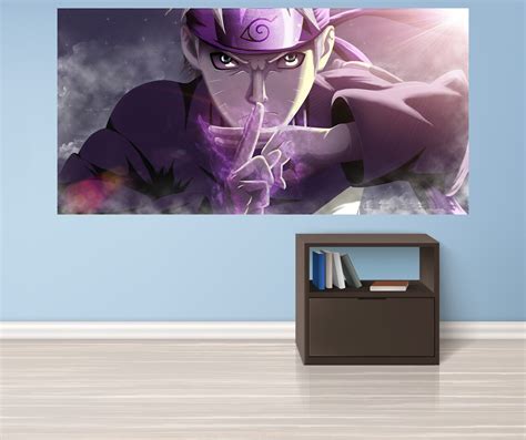 Naruto Shippuden Mural Wall Decal Wall Mural Stickers Design Etsy