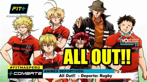 All Out Anime Deportivo Creciendo Juntos En Un Campo De Rugby Plus