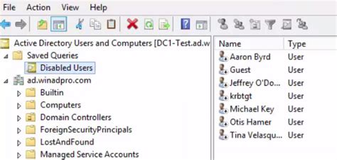 If useraccountcontrol value is 512 then its normal account if its 514 then account is disabled. Find disabled Active Directory User accounts