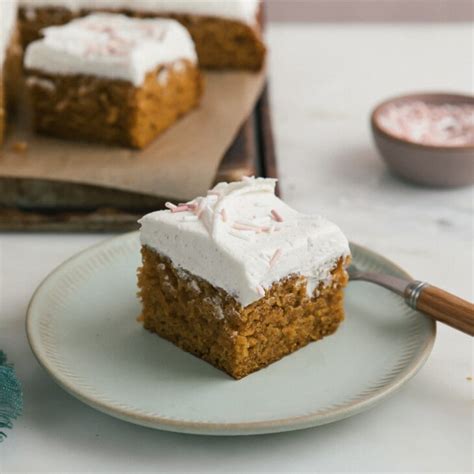 Pumpkin Sheet Cake With Brown Butter Frosting A Cozy Kitchen