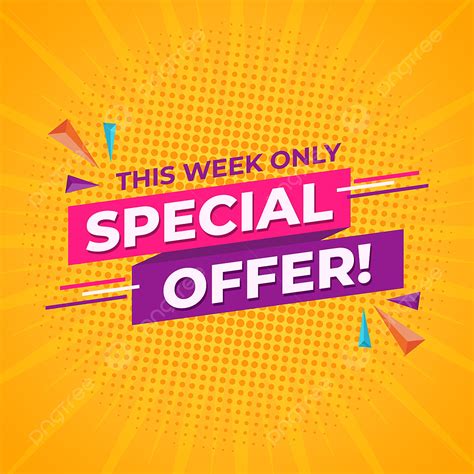 Promotion Special Offer Vector Hd Images Special Offer Banner