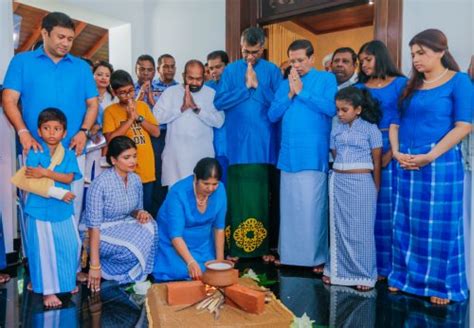 In Pictures Sri Lanka President Performs Sinhala And Tamil New Year