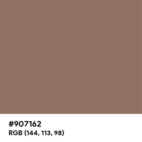 Chocolate Malt Color Hex Code Is 907162