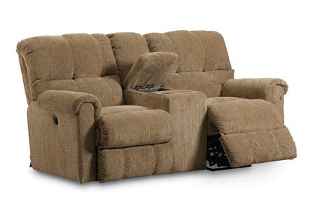 Lane Griffin Casual Griffin Double Reclining Loveseat With Drink