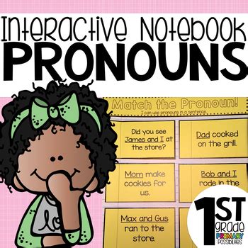 Pronoun Interactive Notebook Activities By Stephany Dillon Tpt