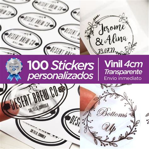 Stickers Transparentes Personalizados Mercadolibre 📦