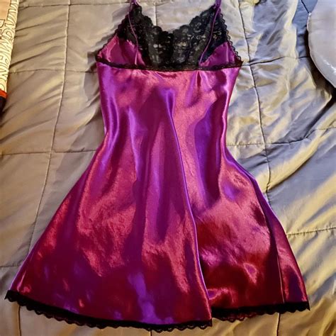 Vintage Lingerie Purple Slip Dress 💜 This Is A Sexy Depop