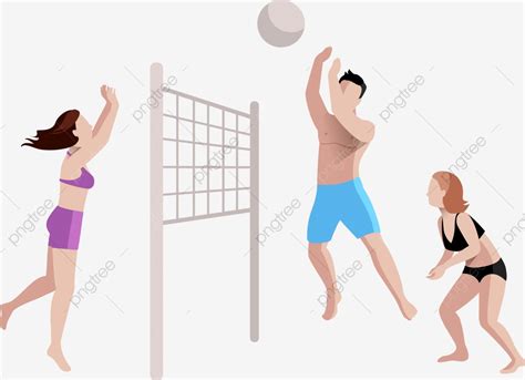 O Vôlei De Praia A Praia O Voleibol Jogar PNG e vetor para download