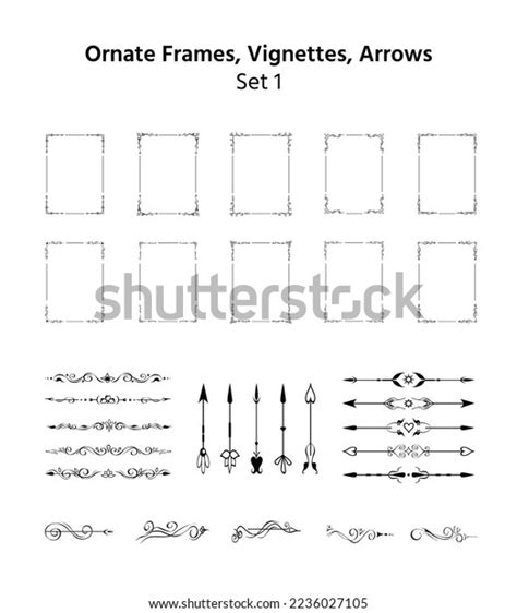 Set Hand Drawn Text Dividers Calligraphic Stock Vector Royalty Free 2236027105 Shutterstock