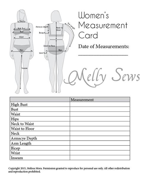 How To Measure Women Are You Doing It Wrong Melly Sews