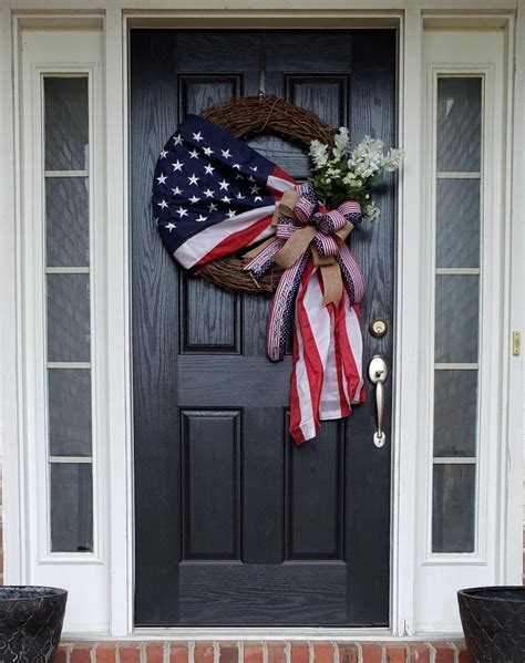 Agape gifts designs due to the nature of handcrafted Patriotic Wreath,Americana Wreath, Memorial Day Wreath ...