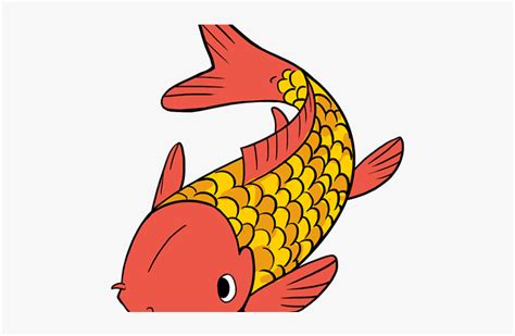 Koi Fish Cartoon Koi Fish Drawing Easy Hd Png Download Kindpng