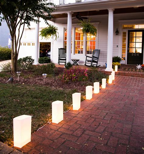 Electric Luminary Pathway Light Bags Set Of 10